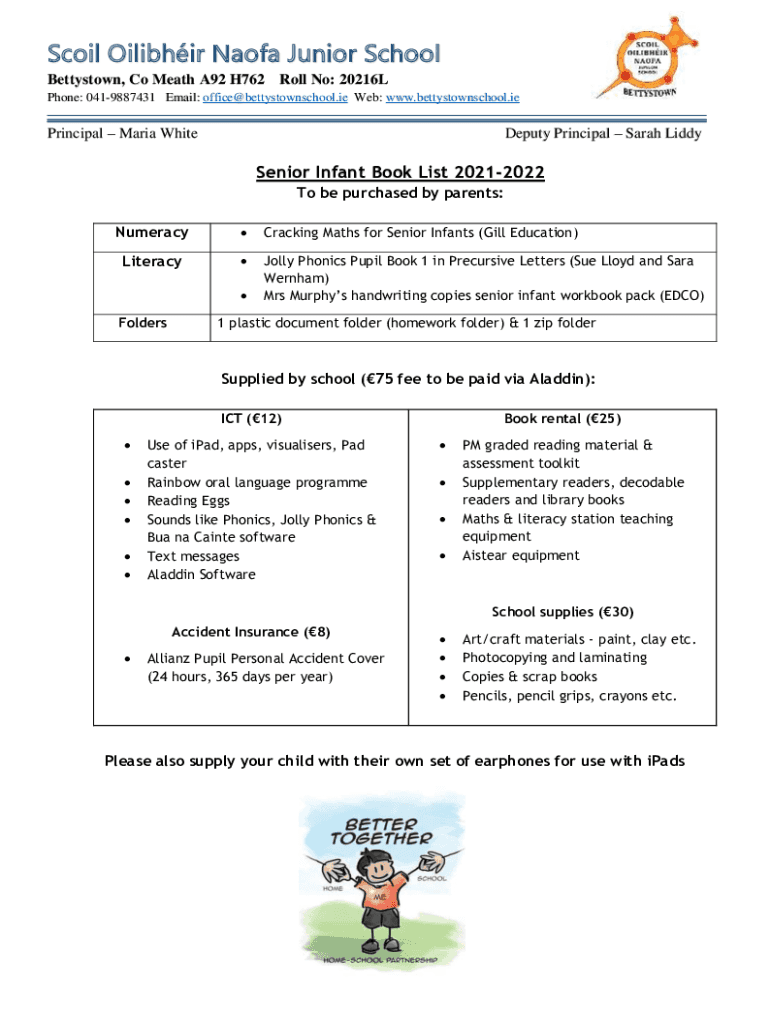 Fillable Online Cracking Maths for Senior Infants (Gill Education) Fax Email Print pdfFiller