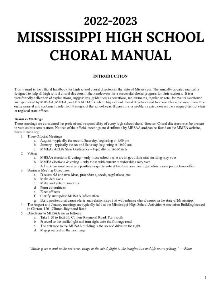 Fillable Online A Survey Of High School State Choral Festival ...