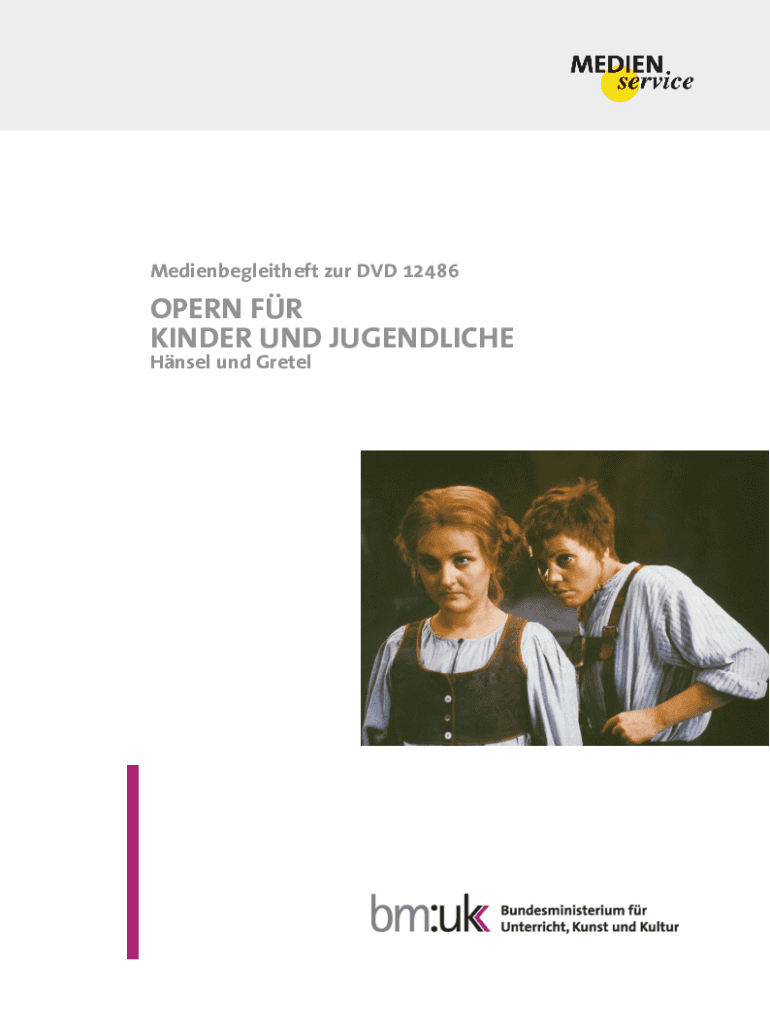 Ausfüllbar Online &amp;quot;Hansel and Gretel,&amp;quot; an opera by Engelbert ...