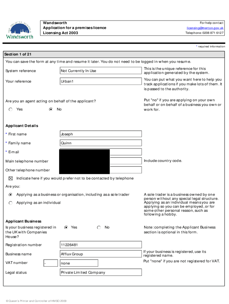 Form preview