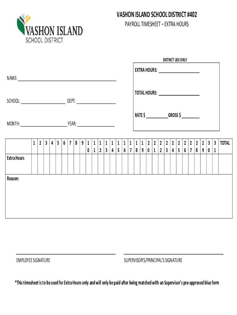 Fillable Online Vashon Island TalentEd Hire Fax Email Print pdfFiller