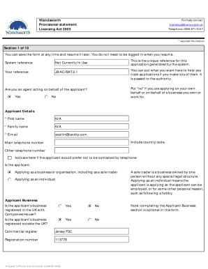 Form preview