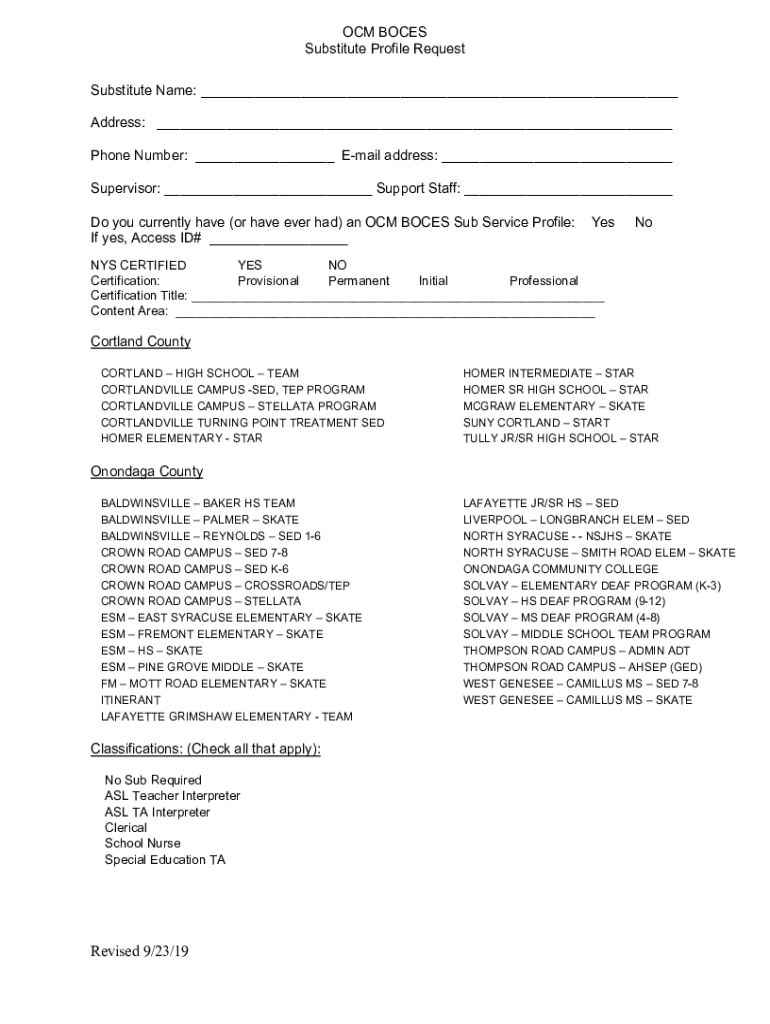 Fillable Online Job Search Guide for School District Employees Vestal