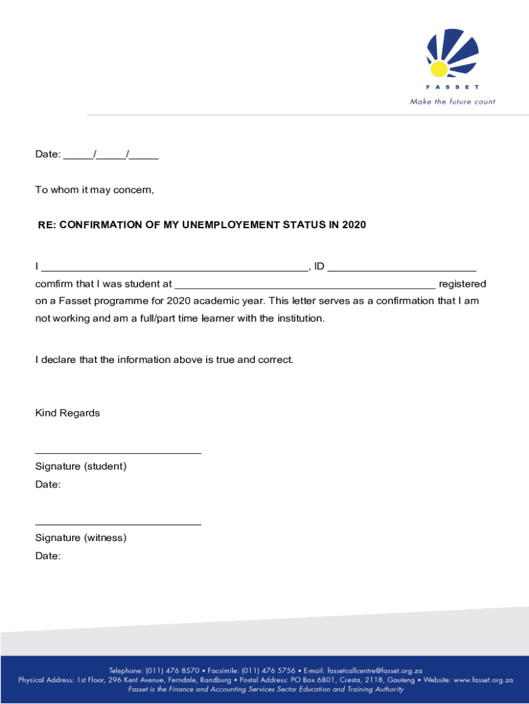 Fillable Online Declaration-letter.pdf Fax Email Print - pdfFiller