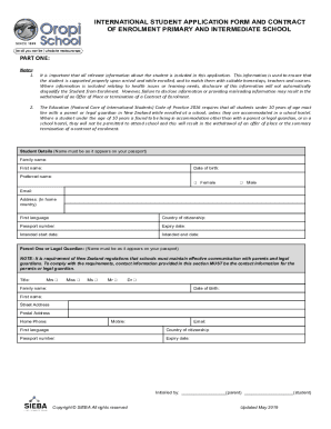 Fillable Online International-Student-Enrolment-Form. ... Fax Email ...