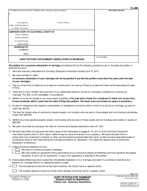 FL-335 Proof of Service by Mail