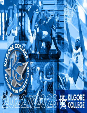 Fillable Online Ranger Pride Booster Club Fax Email Print - pdfFiller