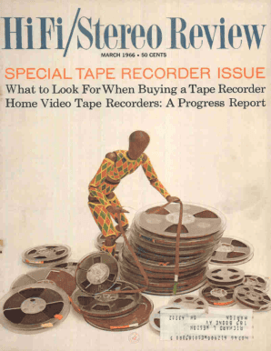 Fillable Online Home Tape Recorder Line Sharply Expanded by R.C.A. Fax Email Print - pdfFiller