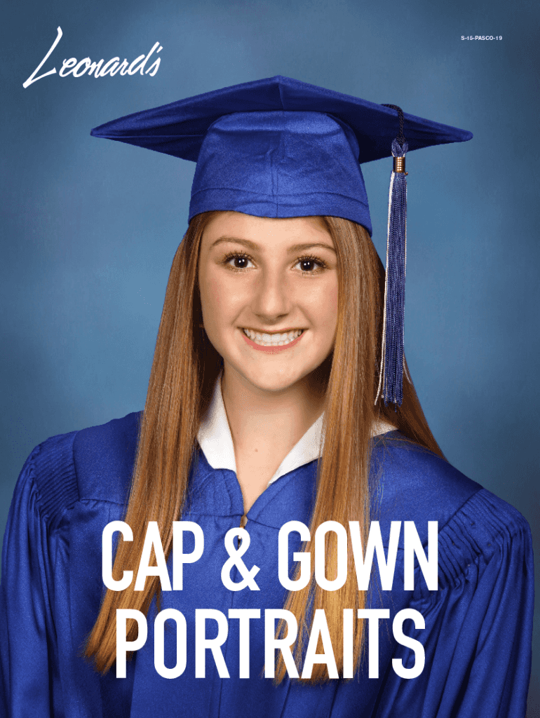 Completable En línea zhs pasco k12 fl cap & gown portraits order form