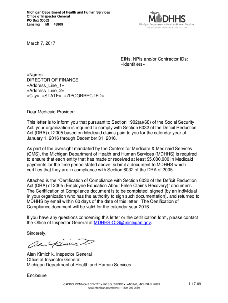 Fillable Online Office of Inspector General - Contact Us Fax Email