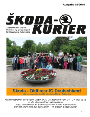 KODA-Kurier - Skoda Oldtimer IG Deutschland e.V.
