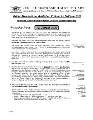 Ausbildung und Approbation zur rztin / zum Arzt