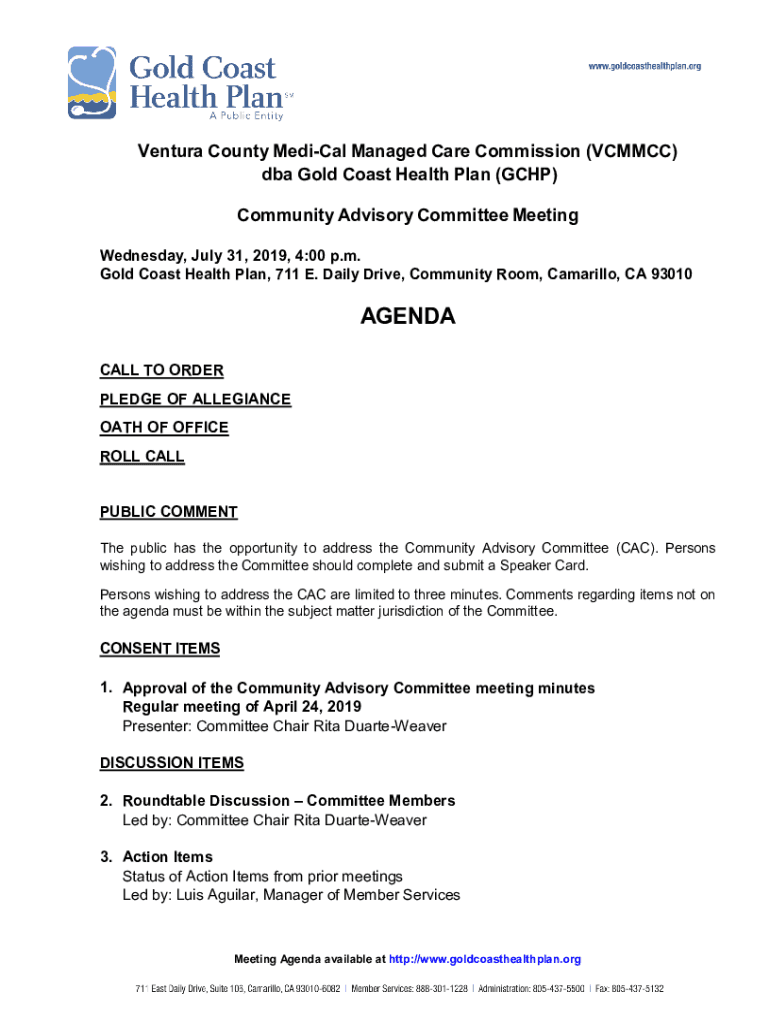 Fillable Online Gold Coast Health Plan Home Fax Email Print pdfFiller