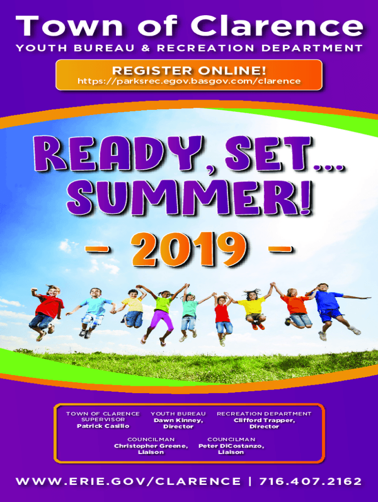 Fillable Online www2 erie Town of Clarence Highway Department Fax Email