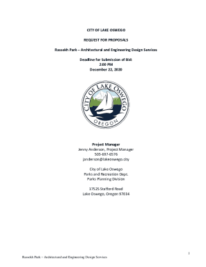 Request for Proposal to Provide Architectural and Engineering ...