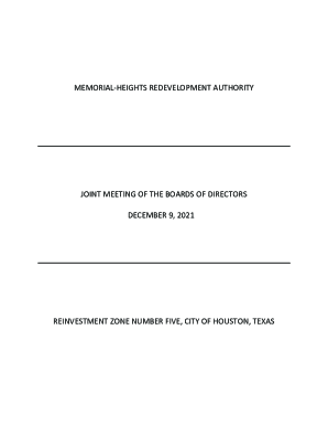 Memorial Heights Redevelopment Authority