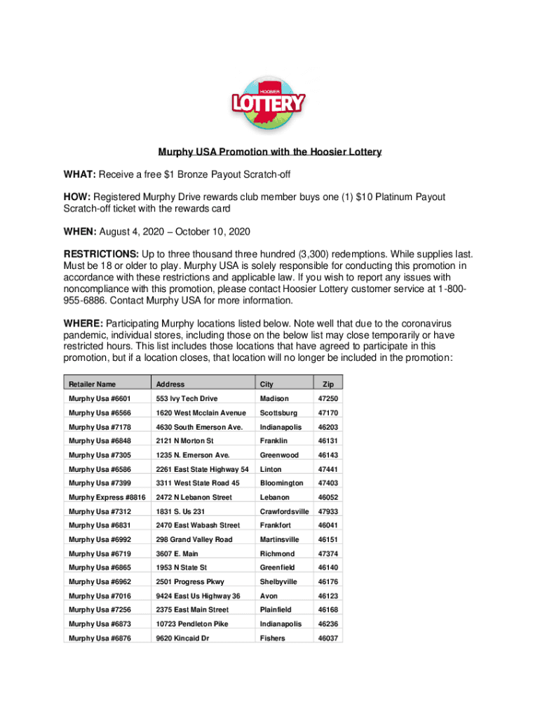 Fillable Online Receive a free 1 Holiday Cash Scratchoff. HOW Fax