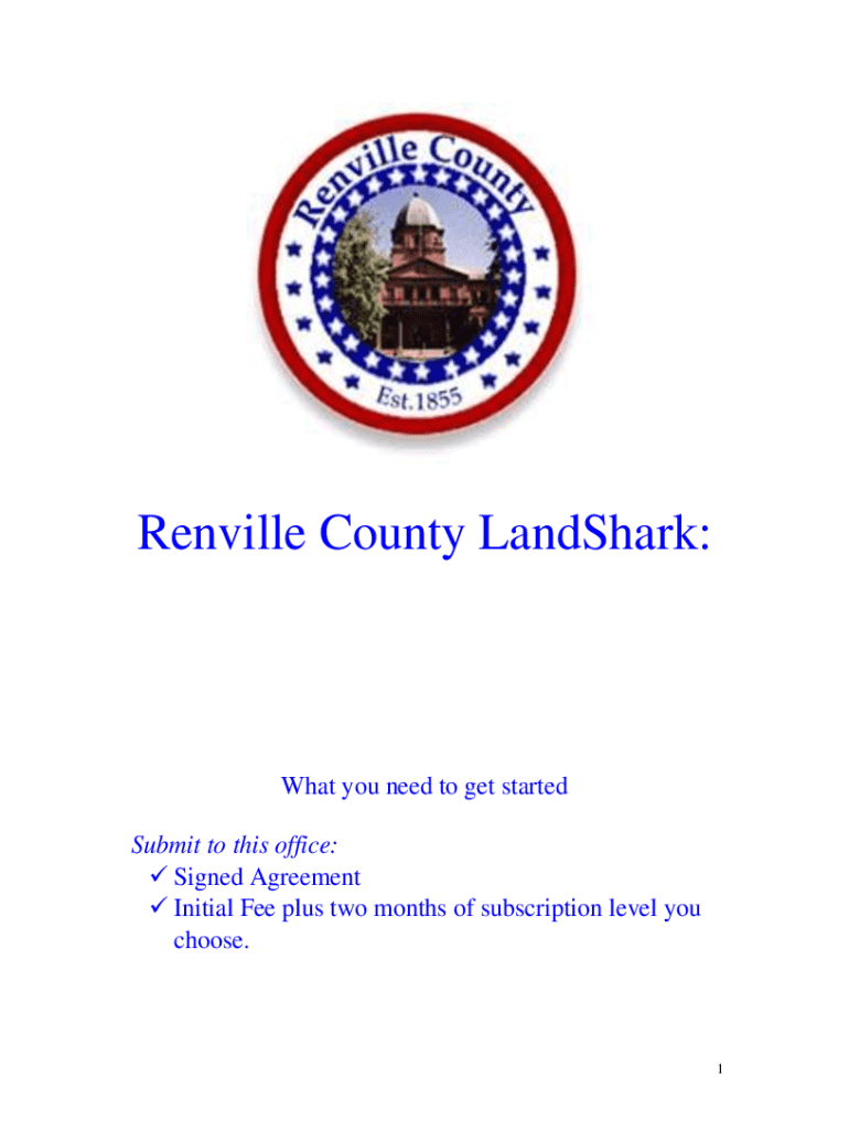 Fillable Online Renville County Enhanced Remote Access Agreement Fax