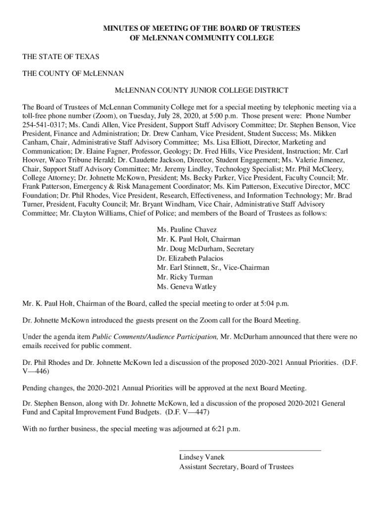 Fillable Online How we created McLennan Community College Fax Email