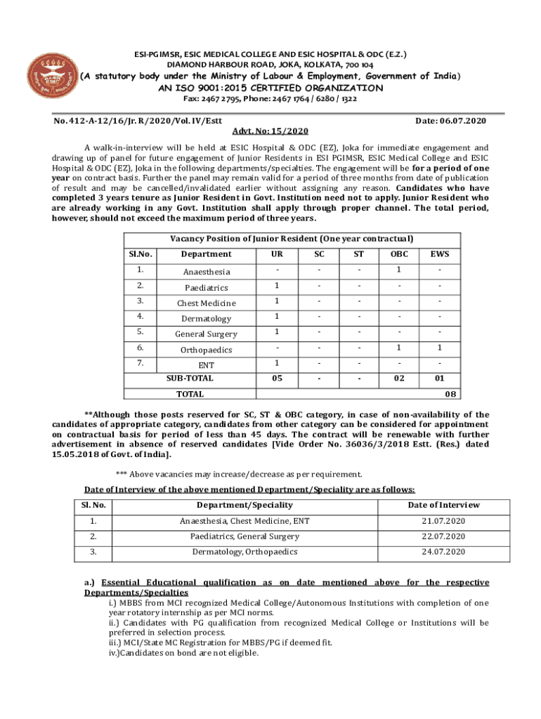 Fillable Online (A statutory body under the Ministry of Labour