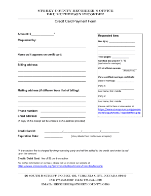 Fillable Online Recorder Standard Forms Fax Email Print - pdfFiller