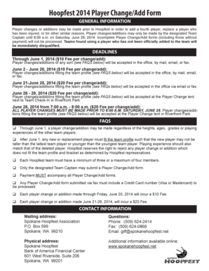 Hoopfest 2014 Player Change/Add Form