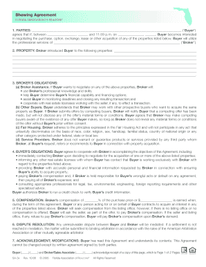 Florida Exclusive Buyer Broker Agreement