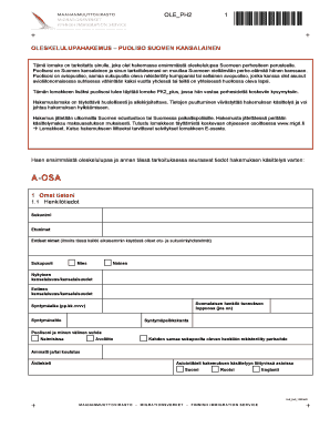 Finland Residence Permit Application for Spouse