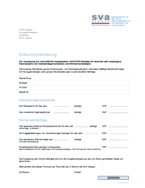 Einkommensmeldung