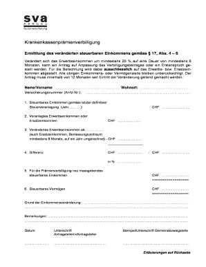 Krankenkassenprämienverbilligung