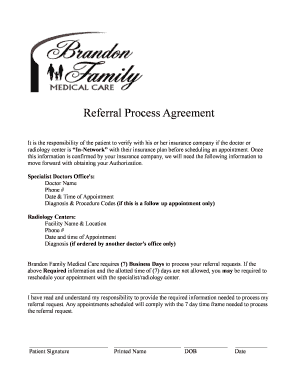 Referral Process Agreement