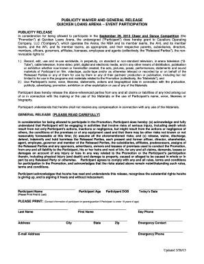 Publicity Waiver and General Release