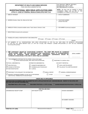 Investigational New Drug Application (IND)