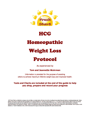 HCG Homeopathic Weight Loss Protocol - HCG Fresh Start - hcgfreshstart