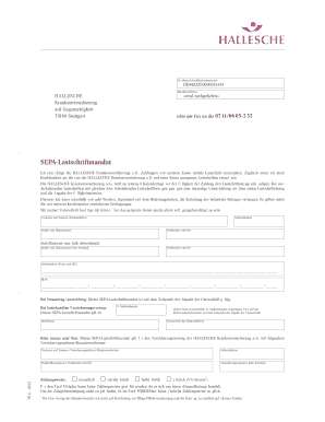 SEPA-Lastschriftmandat
