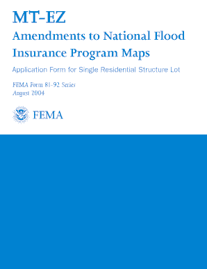 FEMA MT-EZ Form
