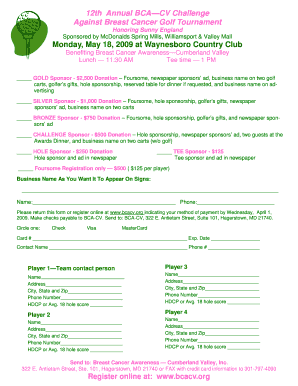 Sponsor player sign up form 1-09.pub - Breast Cancer Awareness ...