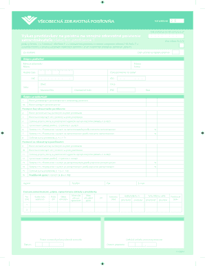 Slovak Health Insurance Advance Payment Report