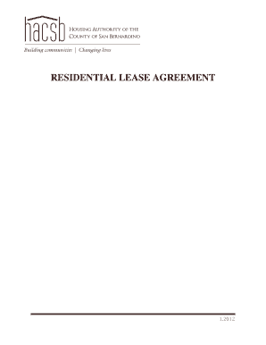 Residential Lease Agreement