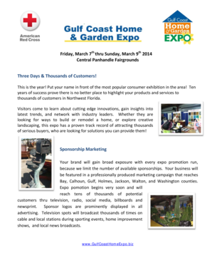 Sponsorship Form - PaulGoulding.Com