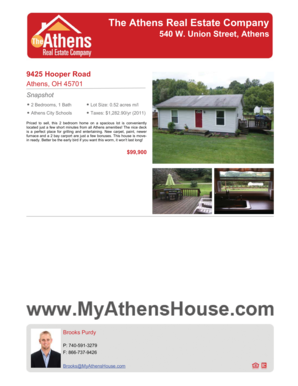 Ohio Residential Property Disclosure Form