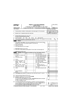 Schedule C (Form 1040) Profit or Loss From Business