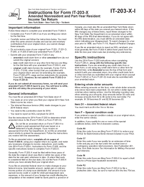 New York Amended Nonresident and Part-Year Resident Income Tax Return