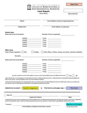 Leave Request Form