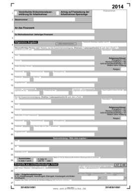 Vereinfachte Einkommensteuererklärung für Arbeitnehmer