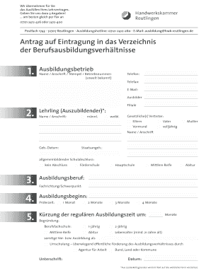 Lehrvertrag