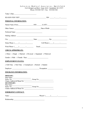 Patient Intake Form