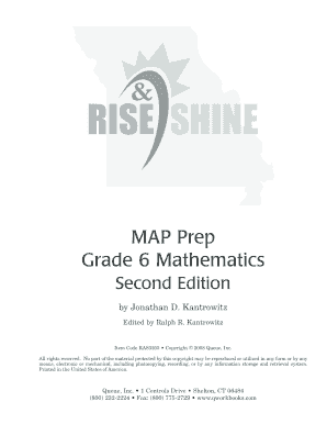 MAP Prep Grade 6 Mathematics - Queue Workbooks