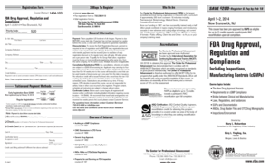 FDA Drug Approval Registration Form