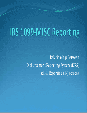 IRS 1099-MISC Record Maintenance